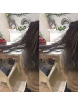 アフ(ahu) とろみ ギブソンタック ワンカール バレイヤージュ ロブ