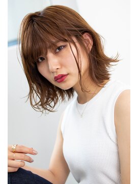 アコロン(acoron) 小顔カット＿マニッシュ ＿フレンチボブ ＿美髪＿ネイビーカラー