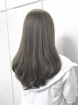 ニーフ 恵比寿(neaf) １０トーンパールグレージュ×ワンカールレイヤー　市毛裕也