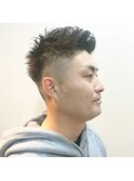 【フェードOK】ジェットモヒカン【くせ毛風パーマ】