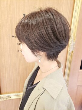 ロンドプロフィール 浦和(Lond profil) 浦和ショートヘアショートカット韓国白髪ぼかし白髪染めボブ