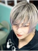 ブリーチぼかしホワイトメッシュ☆