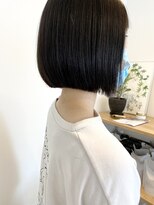 ベンジー 蔵前店(benji)&nbsp;アッシュカラー×ボブ/大人ボブ/ぷつっとボブ/暗髪