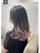 キュエム(Cuem)&nbsp;【Cuem春日】ハイライト　暗髪グラデーション　バレイヤージュ