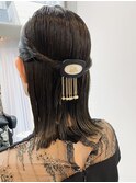 タイトお呼ばれアレンジ◎【銀座ヘアセット】