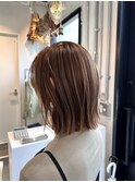 ミルクティーベージュ/ハイライト[表参道/ハイライト]Mai