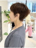 大人ベリーショート×ショートバング