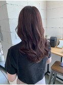 *ブリーチなし*ピンクブラウンカラー*