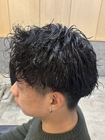 ニアウ 伊勢崎連取店(Niau)&nbsp;メンズマッシュパーマツイストスパイラルパーマ波巻きパーマ