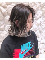 モアナバイヘッドライト 綱島店(Moana by HEADLIGHT)&nbsp;【Moana綱島】#グラデーション#グレージュ#ミディアム#髪質改善