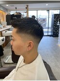 MEN'S/マッシュパーマ/ウルフ/アッシュブラック/カルマパーマ2