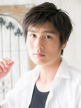 グルーミングサロン バーバー キャッスル 北浦和西口(Grooming salon Barber Castle) オーガニックカラー簡単スタイリングな耳だしショートW北浦和