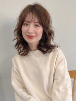 アンアミ キチジョウジ(Un ami Kichijoji)&nbsp;【unami】ミディアムパーマ×小顔レイヤー　澤田杏奈