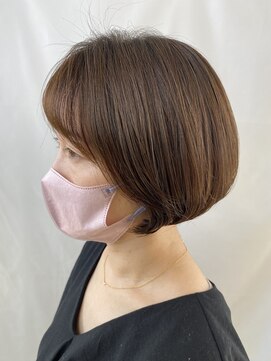 サラ 新宮店(SARA) 【福岡新宮】自然なツヤでまとまる髪質改善ボブ 20代 30代 40代