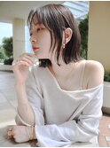 ボブヘア*くびれボブカット*顔周りカット*顔周りレイヤー*前髪