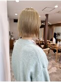 ◎NAKAMURA◎ #28 切りっぱなしボブ/シルキーベージュ/ミニボブ