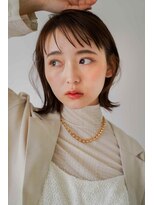 シェル 立川(shell)&nbsp;くびレイヤーエモージュグレージュカラーくびれショート【立川】