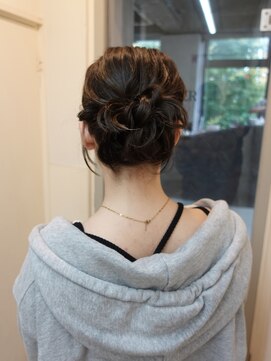 ネアー 新潟(NEER) 結婚式参列アレンジ◯シニョンアレンジ