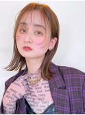 肩下ボブ 顔まわりカット 京都美容室 進詩織