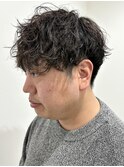 メンズマッシュシャドウパーマスパイラルパーマニュアンスパーマ