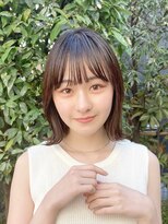 ムク 横浜店(muku)&nbsp;顔まわりレイヤーカットくびれミディ韓国レイヤーショート横浜