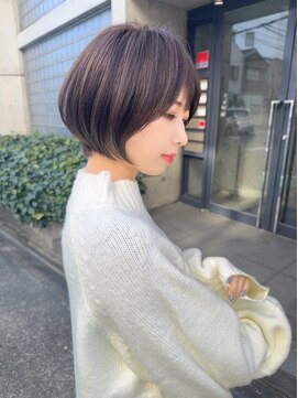 ロンド ジュルード 名古屋(Lond jeloud) ショート ボブ インナーカラー 韓国風5527