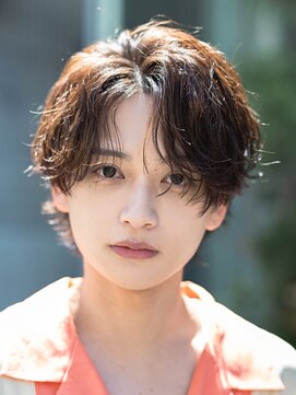 オーシャントーキョー 心斎橋(OCEAN TOKYO WEST) シースルーシャドウパーマセンターパートウルフ