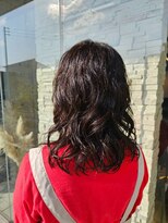 ウールバイレガーレ(uul by Legare/a)&nbsp;オリーブベージュカーキグレージュハイライトグラデーション