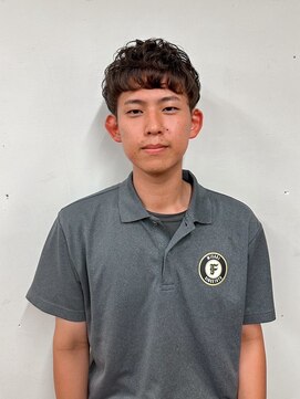 アンノウン(UNKNOWN) メンズ　カットパーマ