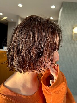 テクライズ 刈谷店(TECHRISE) ミディアム/デザインパーマ/ニュアンス/ブラウン