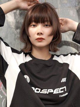 ブゾン(buZon) 【buZon ブゾン】くびレイヤーボブメルティカラー似合わせカット