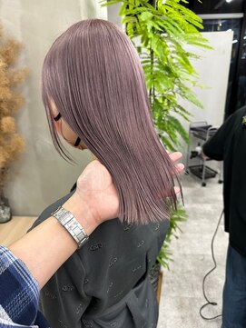 ギークス(GEEKS) 【GEEKS渋谷】中明度カラー/ラベンダーグレージュ/ミディアム