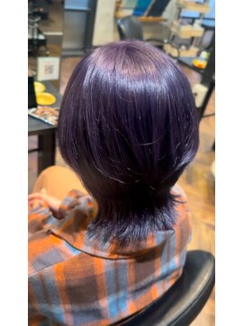 アンジェリカ 近鉄奈良店(ANGELICA) PURPLE×ウルフカット