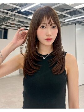 ユーフォリア 渋谷グランデ(Euphoria SHIBUYA GRANDE) ★ワンカールモテ髪前髪小顔カットサイドバング艶感