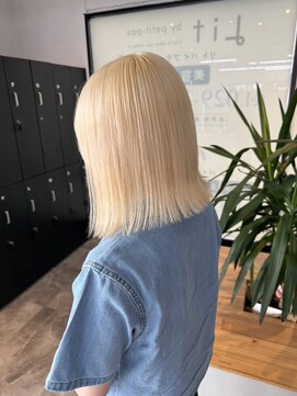 プティパ 水戸内原店(petit-pas) 抜きっぱなしブロンド