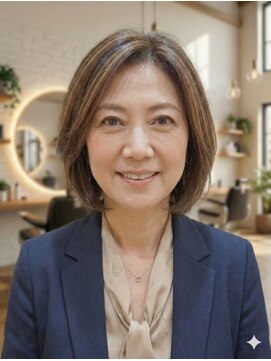 花かんざし ミセスレイヤーボブ