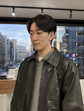 ソソ(soso) 短めセンターパート