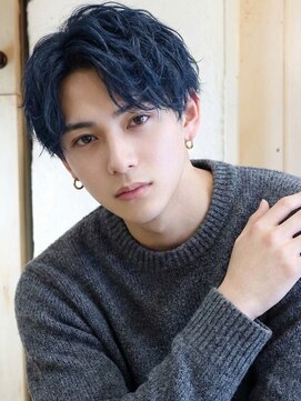 メンズサロン エノア 銀座店(ENORE) メンズ/メンズカット/メンズカラー/ブルーブラック/ダブルカラー