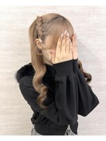 クラビス(CLAVIS) 編みあげハーフツイン