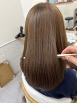 アイエン(aien) 酸性ストレート×縮毛矯正×レイヤーカット×韓国×髪質改善