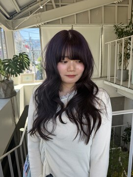 アクアオモテサンドウ(ACQUA omotesando) ☆ブリーチなしダブルカラーラベンダーピンクレイヤーカット