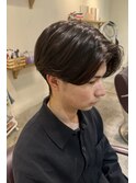 毛流れセンターパート._.