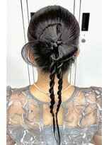 スタイル 横浜(STYLE)&nbsp;結婚式お呼ばれヘアセット／リボン/カチモリ