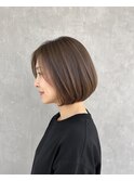 上品な艶ボブ