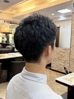 キャラ 池袋本店(CHARA)&nbsp;短めスタイルにパーマをかけてよりスタイリッシュに*＊