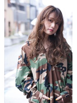 オースティン 錦糸町(AUSTIN) 『AUSTIN銀糸町』無造作カール×イルミナカラーハイライトロング