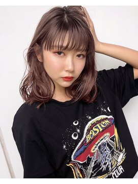 ミリ 千歳烏山(Mili CARE&SPA) 【Mili 千歳烏山】フォギーベージュ×ゆる巻き大人ミディアム