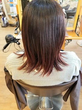 ルークス 中央林間(LOOOKS) ピンク系カラーのグラデーションカラー