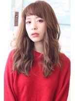 ラフィスヘアーシェア 野田阪神店(La fith hair share)&nbsp;グレージュピンク☆秋冬色気ロングスタイル