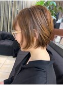 ひし形ショート/ショートカット/グラデーション/20代30代40代/